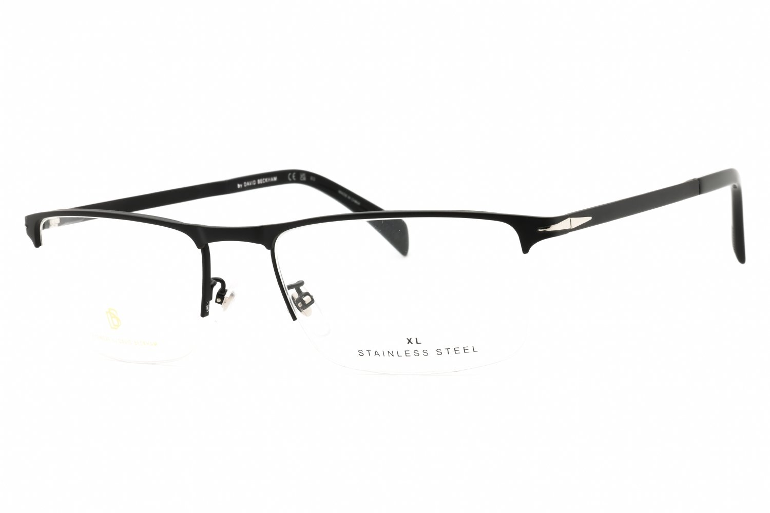 David Beckham DB 7034 MTT BLACK/Clear demo lens 0003 00 58-20-150 MM