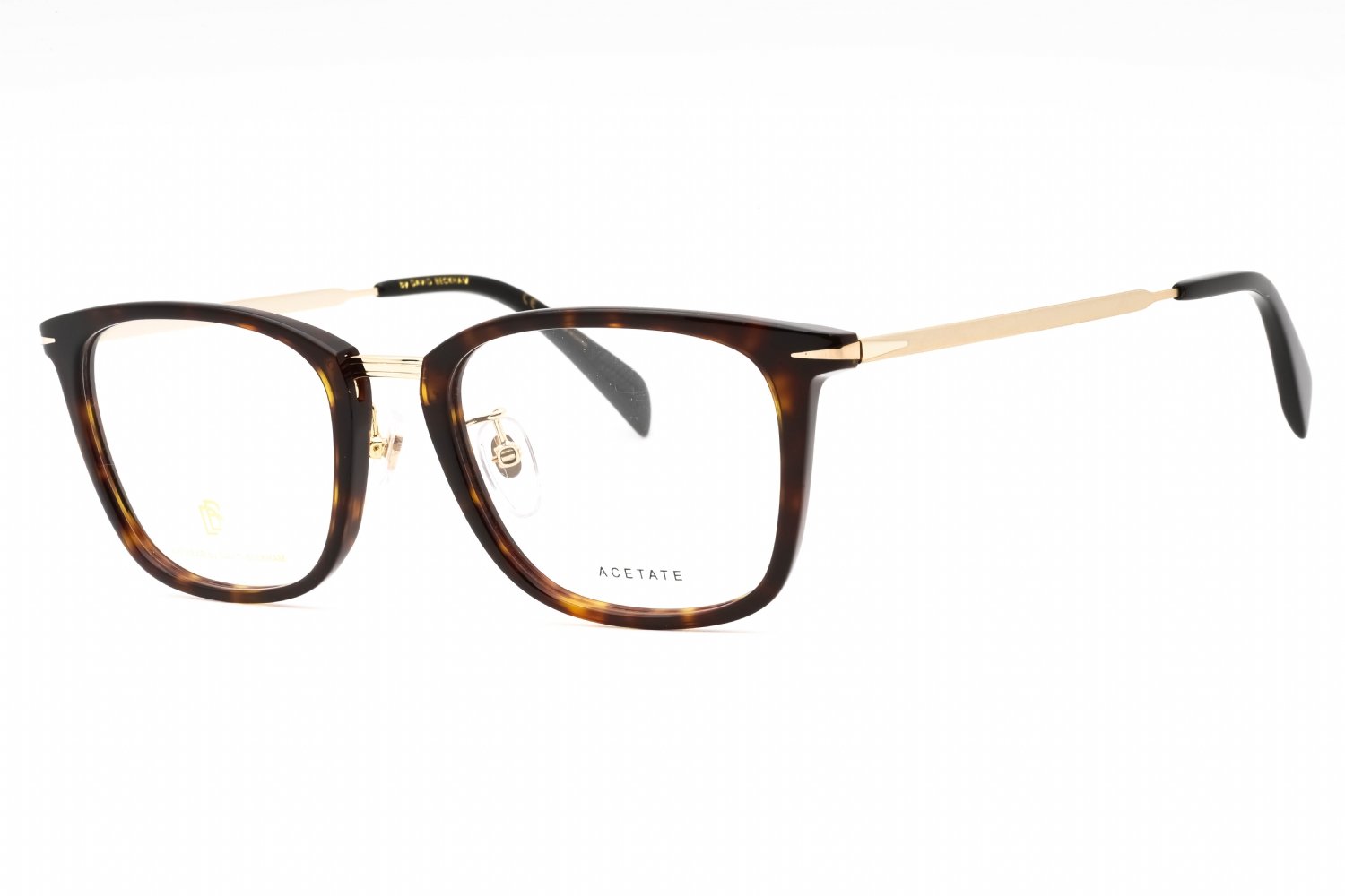 David Beckham DB 7060/F HAVANA GOLD/Clear demo lens 02IK 00 53-20-145 MM