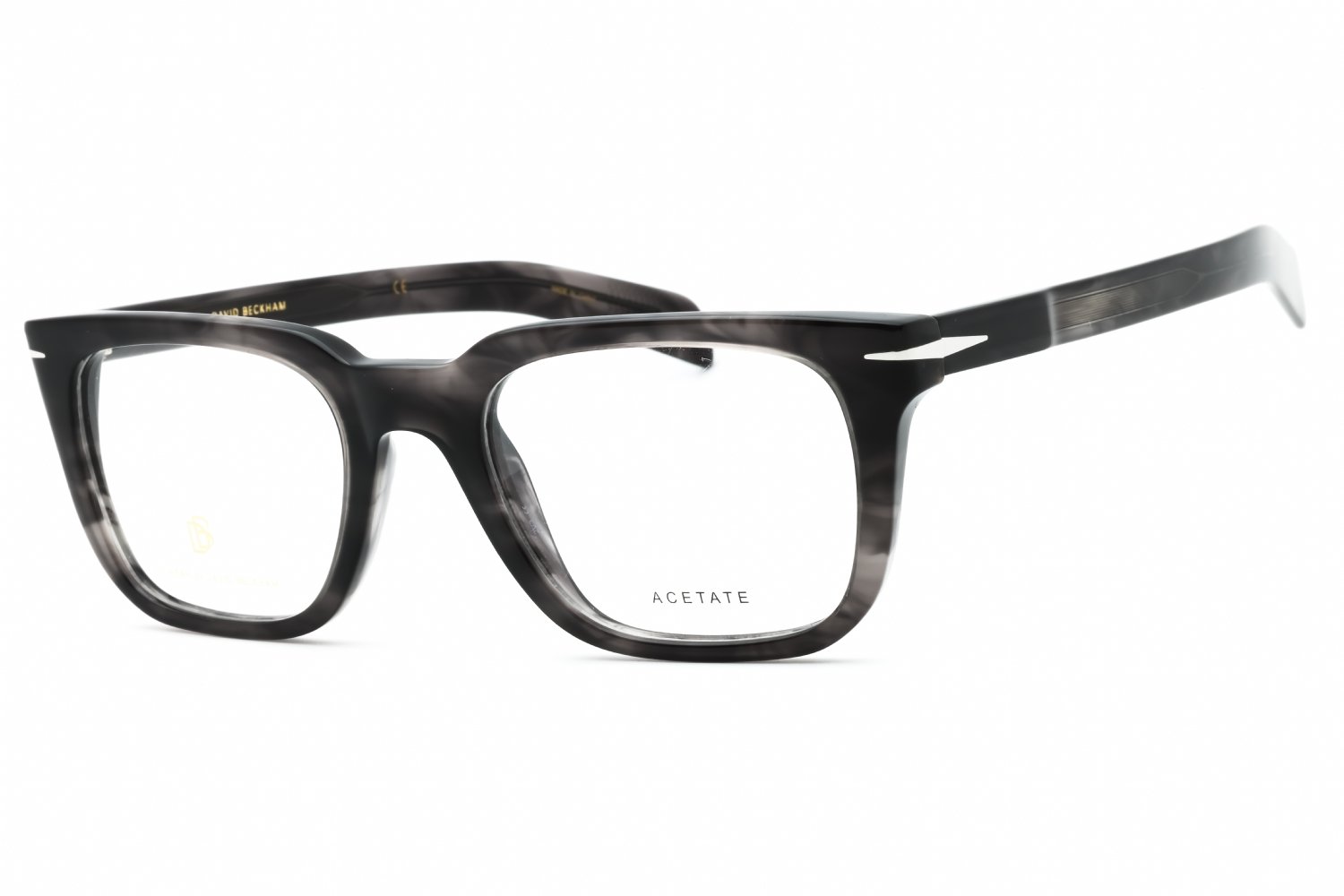 David Beckham DB 7070 GREY HORN/Clear demo lens 02W8 00 52-21-145 MM
