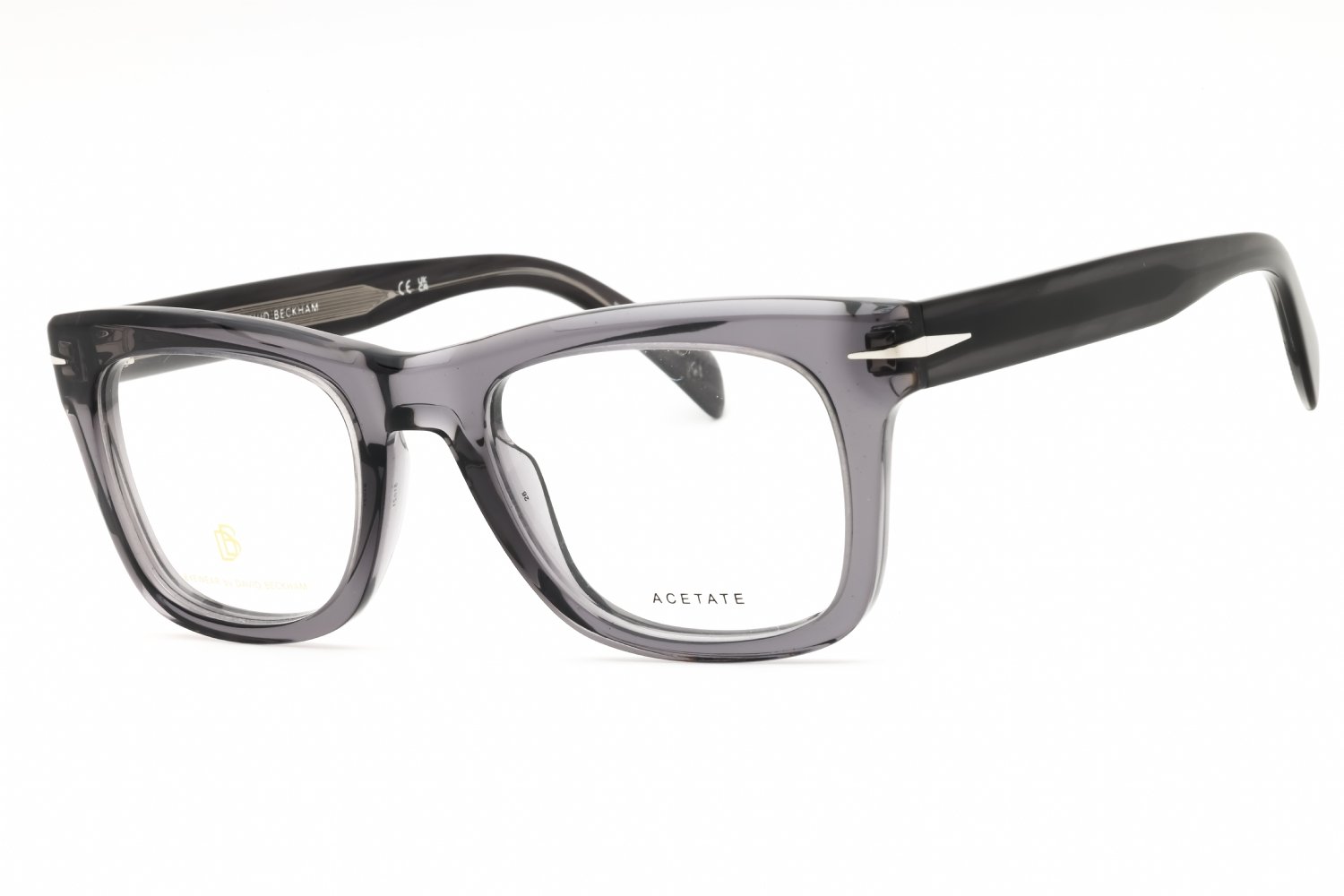 David Beckham DB 7105 STIRPED GREY/clear demo lens 0PZH 00 51X21X145