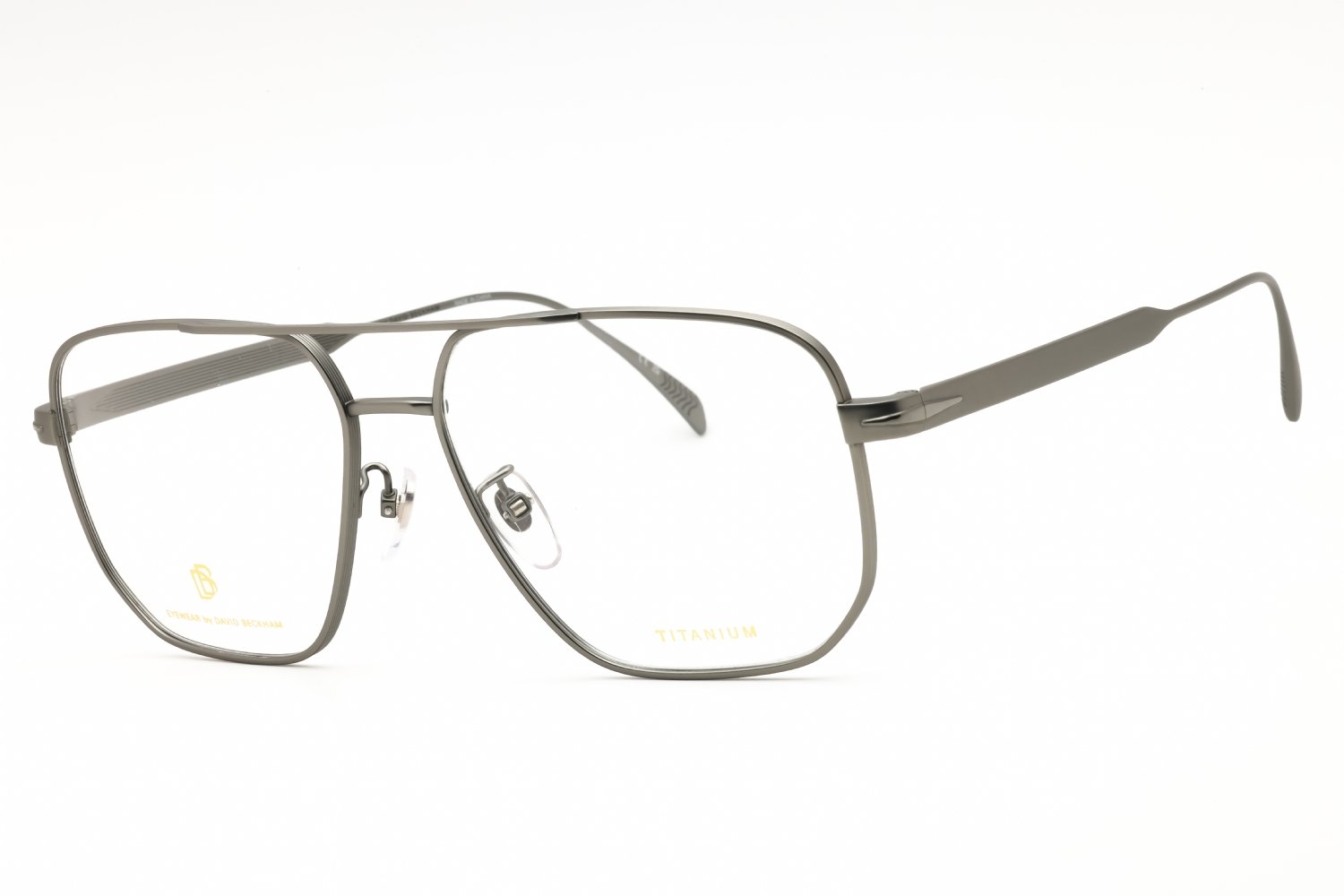 David Beckham DB 7124 MT RUTHENIUM/clear demo lens 0R81 00 58-16-150 MM