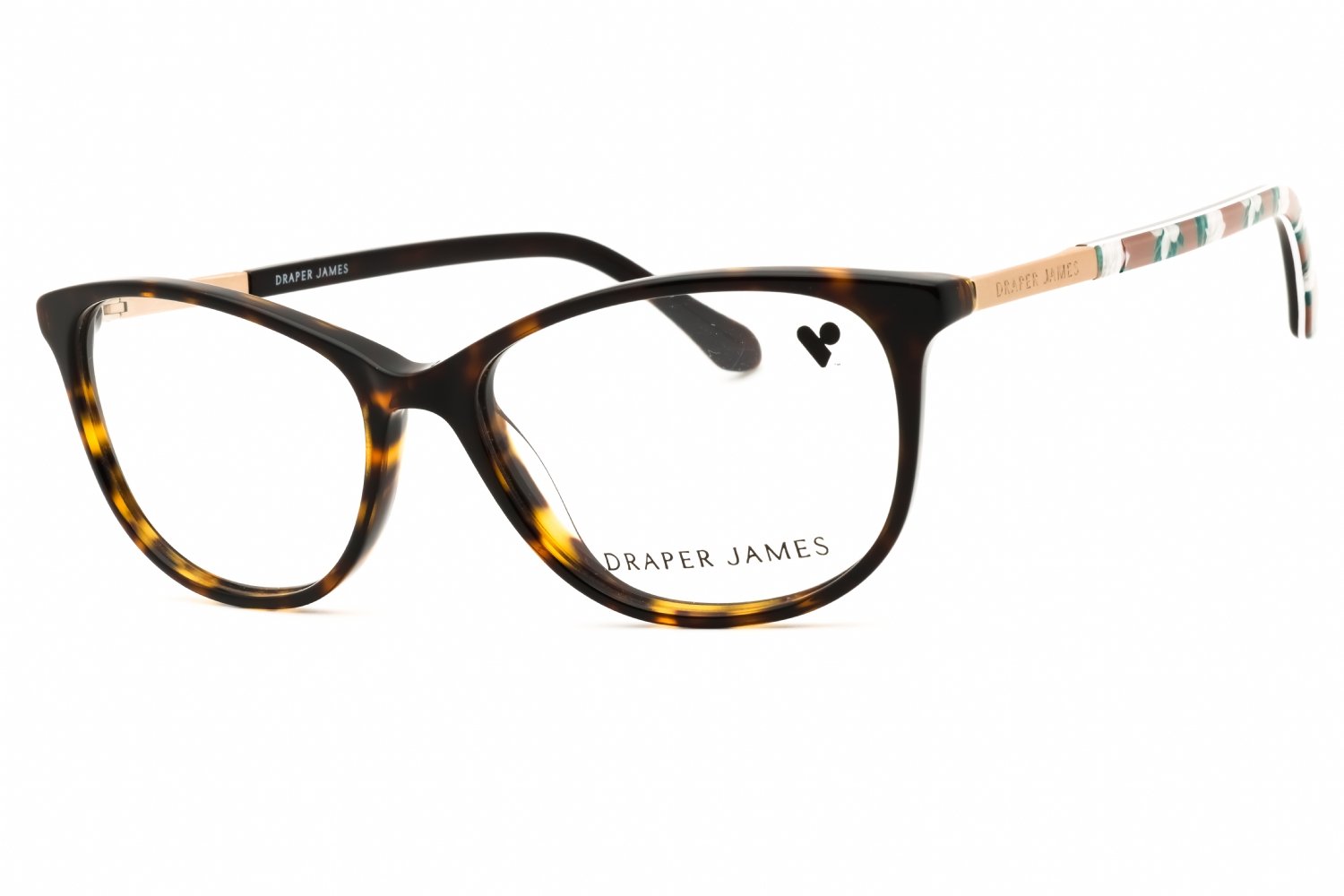 Draper James DJ5027 TORTOISE/Clear demo lens 215 54X16X140