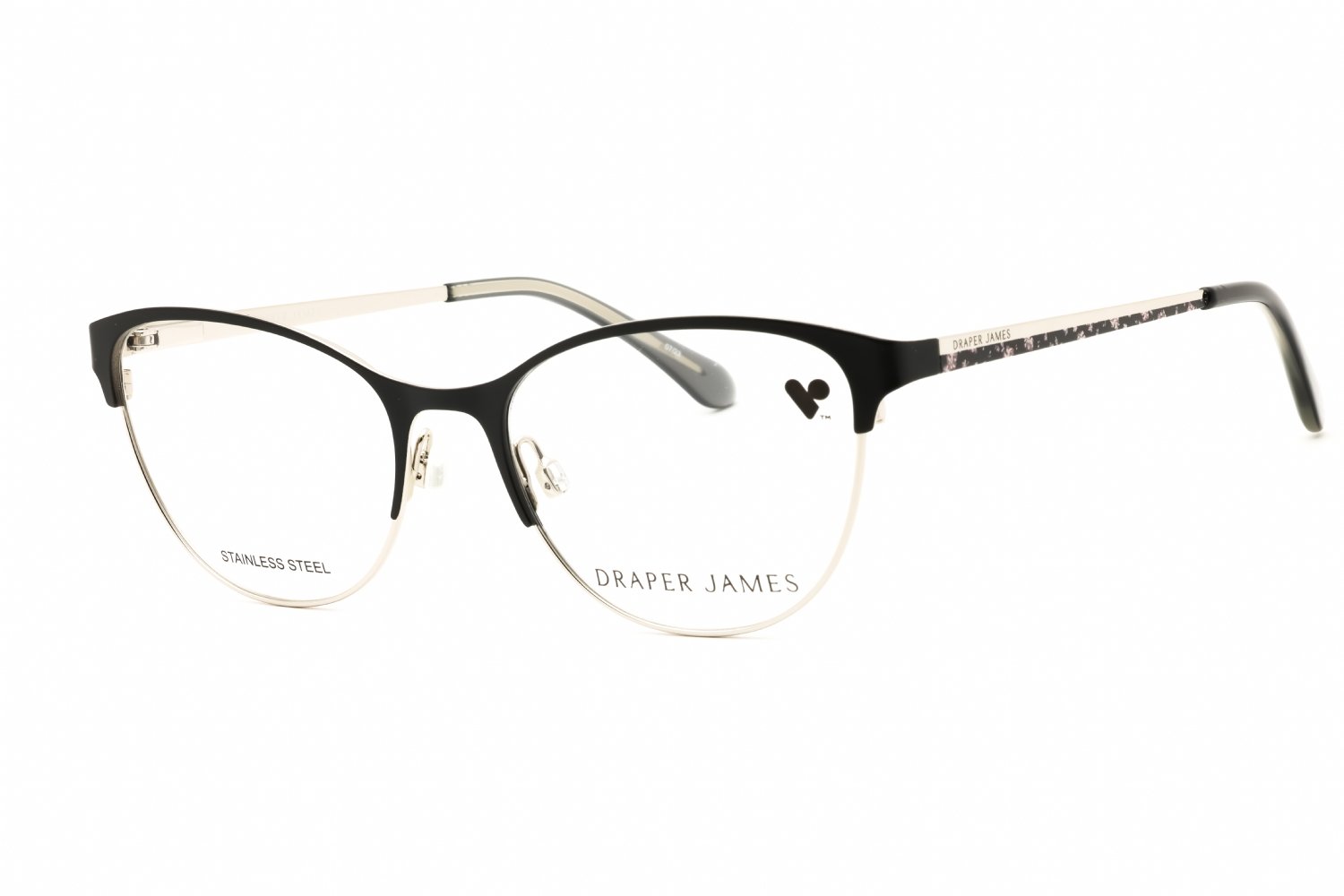 Draper James DJ5040 BLACK/clear demo lens 001 51X17X135