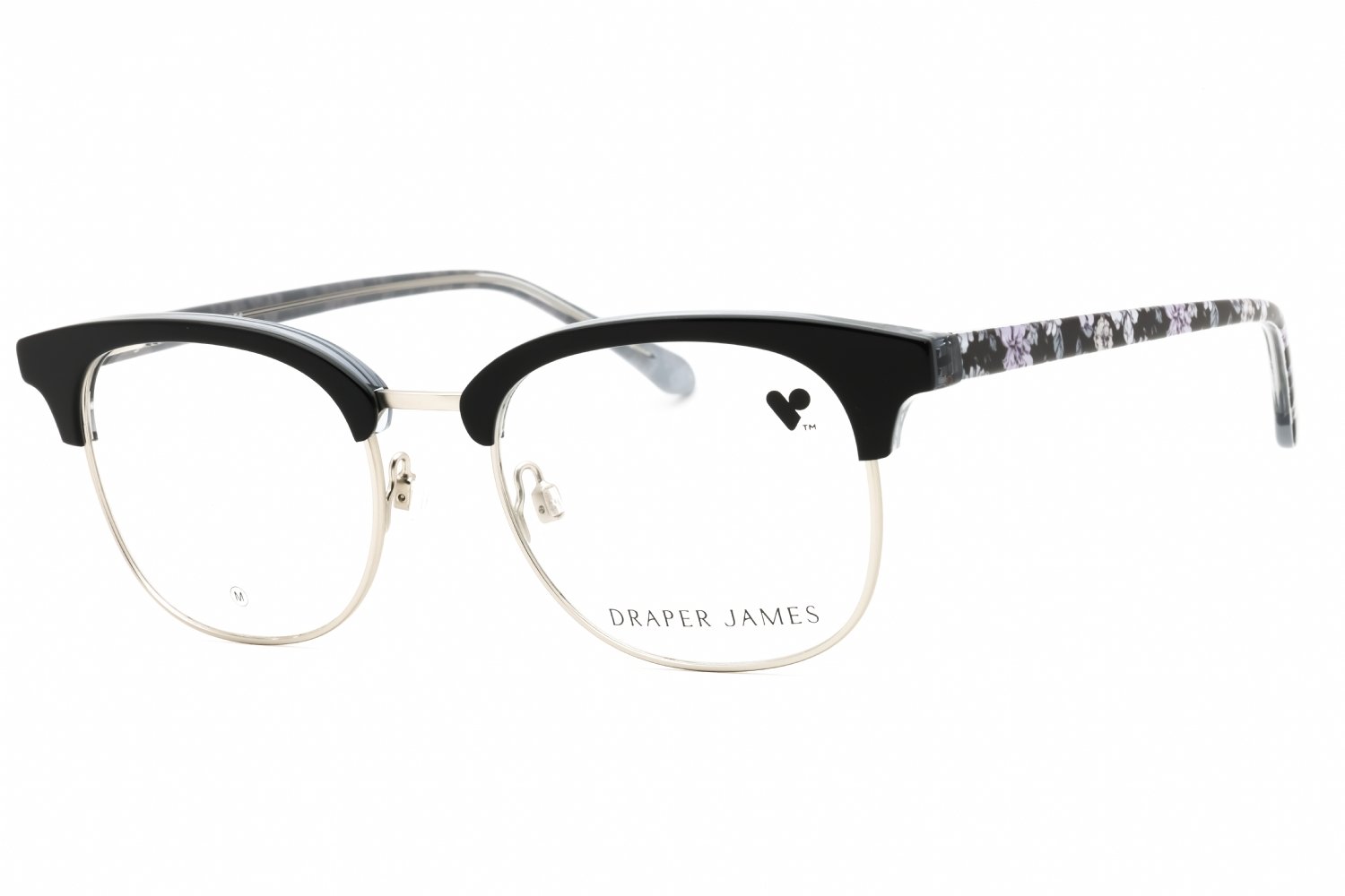 Draper James DJ5055 BLACK/clear demo lens 001 51-19-140 MM