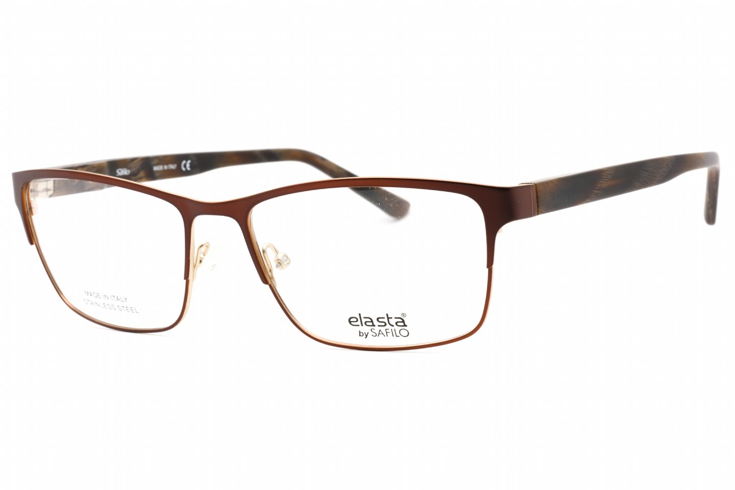 Elasta E 3123 Matte Brown Beige / Clear Lens 0AAI 00 57-37-150 MM