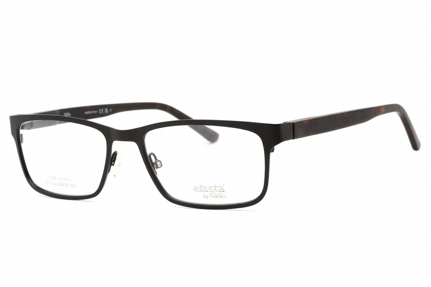 Elasta E 3128 MATTE BLACK / Clear demo lens 0003 00 56-18-150 MM