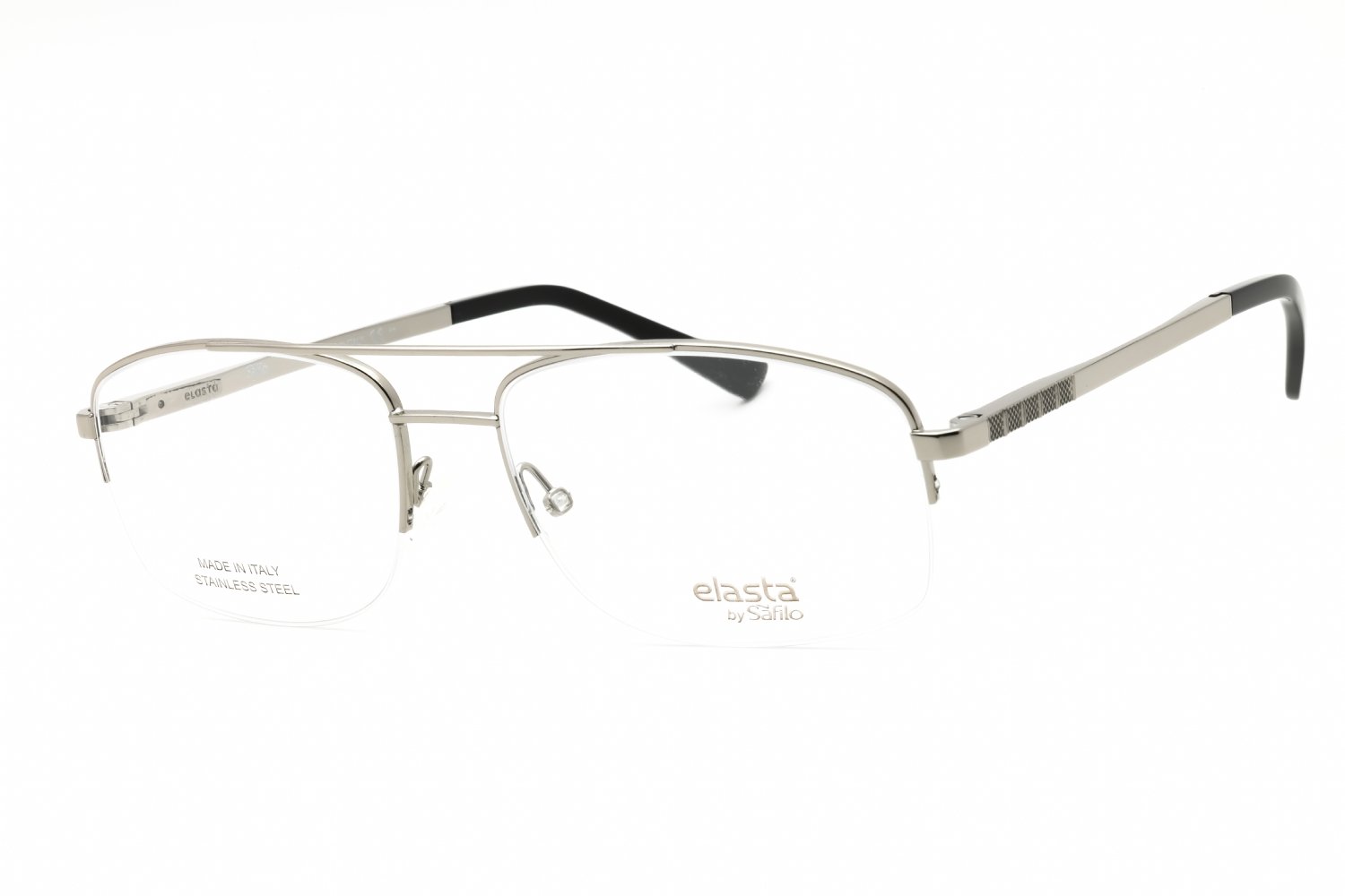 Elasta E 7246 RUTHENIUM/Clear demo lens 06LB 00 56X17X145