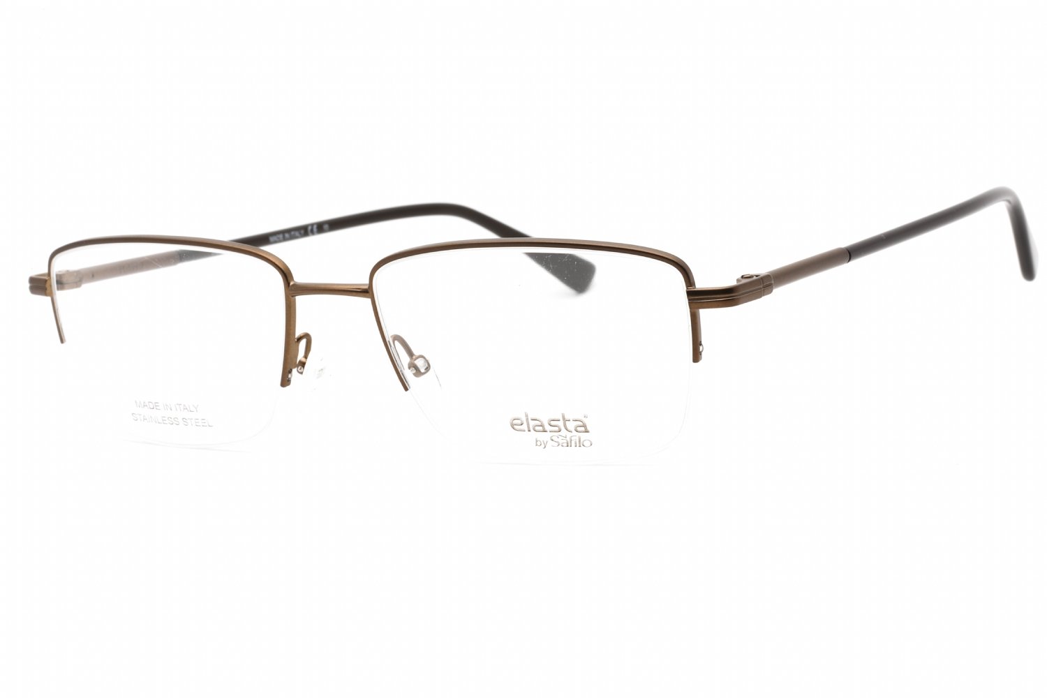 Elasta E 7249 Matte Brown / Clear Lens 04IN 00 56-38-150 MM