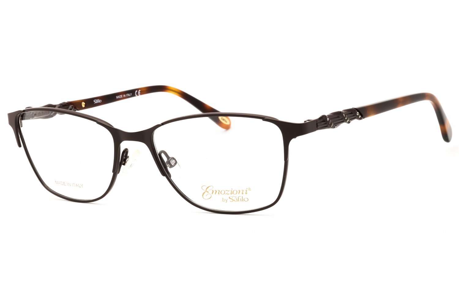 Emozioni EM 4390 BROWN/Clear demo lens 009Q 00 52X16X135