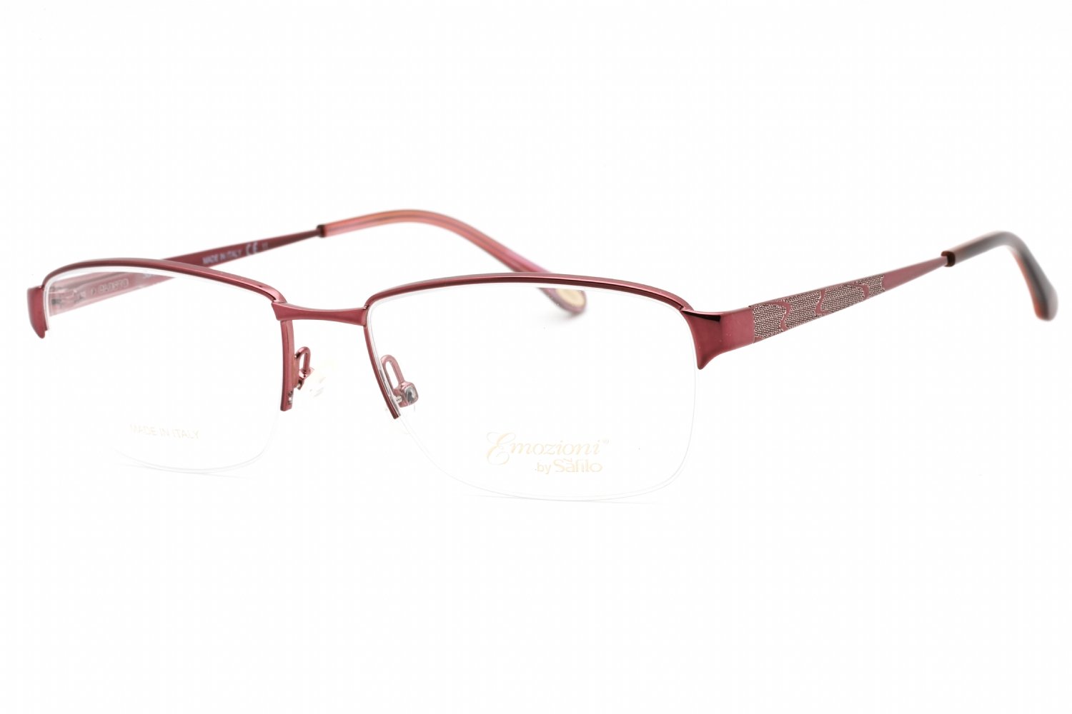 Emozioni EM 4405 PLUM BURGUNDY/Clear demo lens 05BR 00 53-16-140 MM