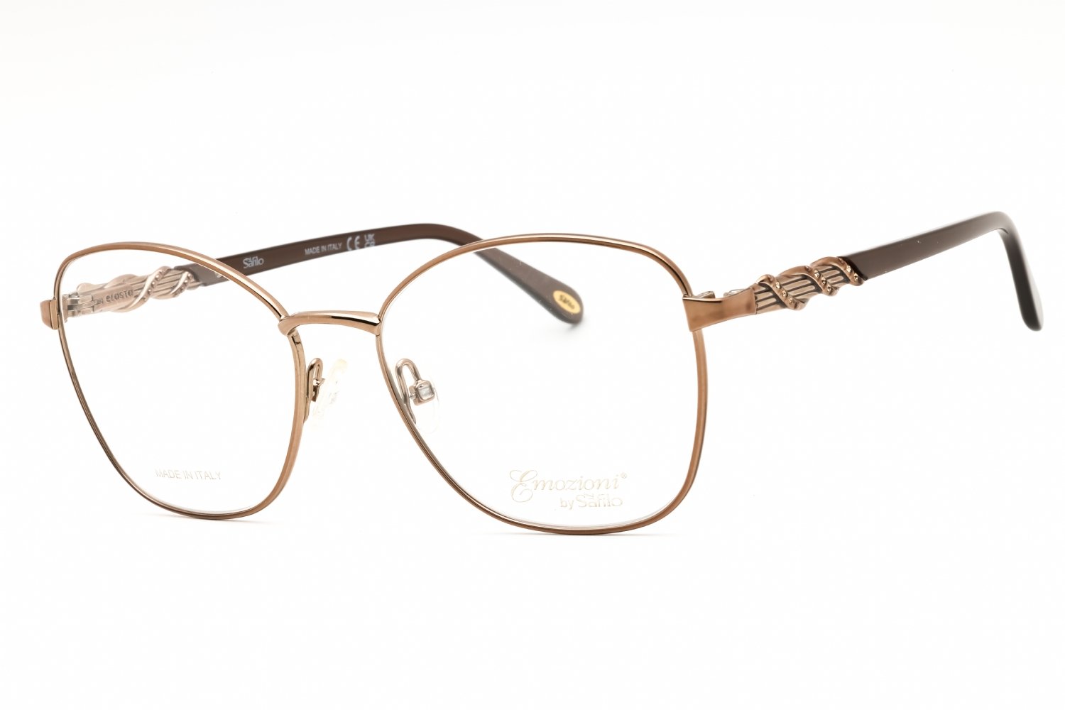 Emozioni EM 4419 LT BROWN/clear demo lens 0TUI 00 53-16-135 MM