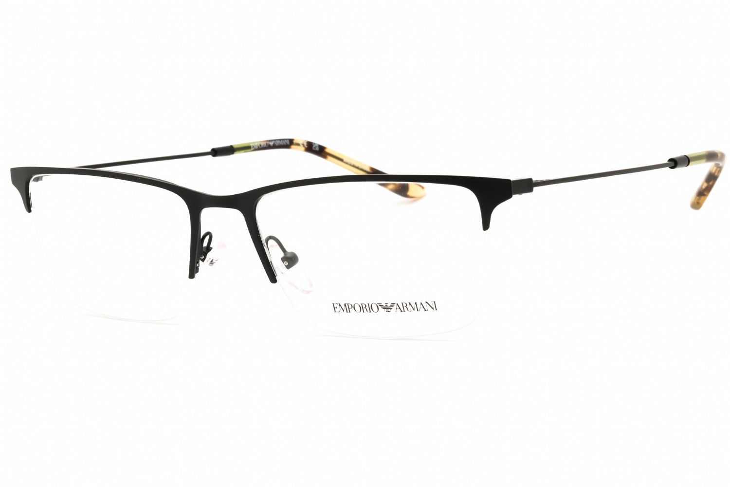 Emporio Armani 0EA1171 MATTE BLACK/clear demo lens 3001 57X18X145