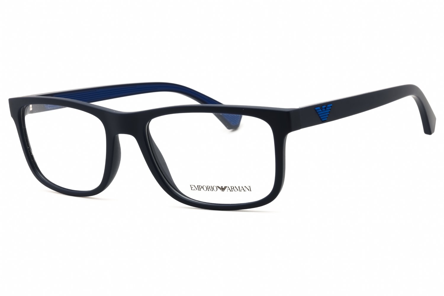 Emporio Armani 0EA3147 MATTE BLUE/clear demo lens 5754 55X19X142