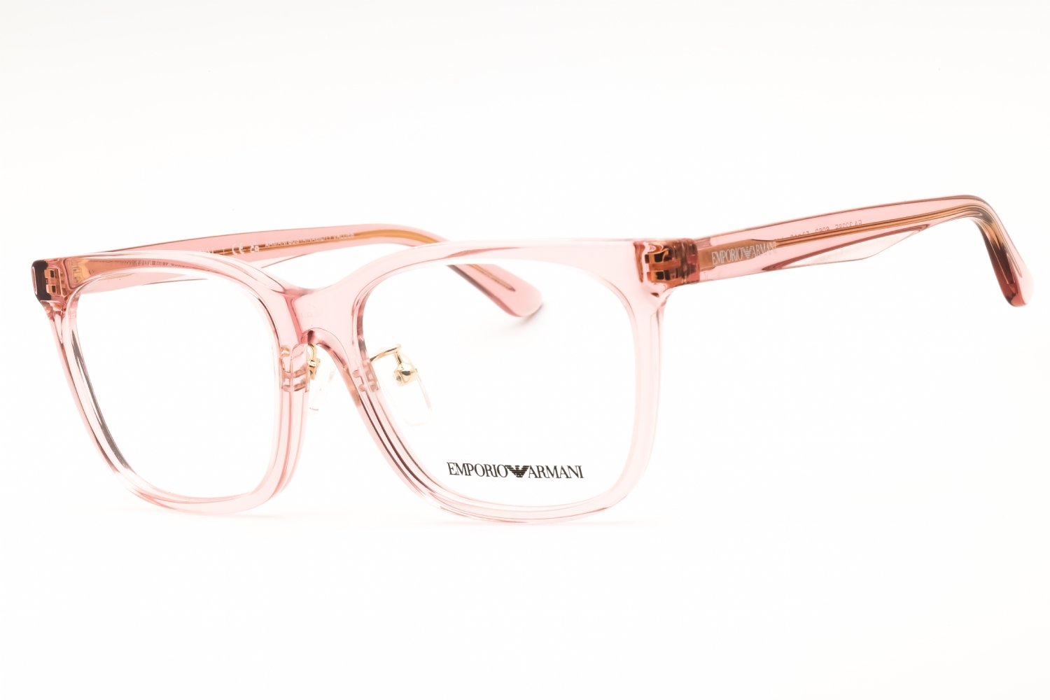 Emporio Armani 0EA3228F Transparent Pink/clear demo lens 6062 53-16-140 MM