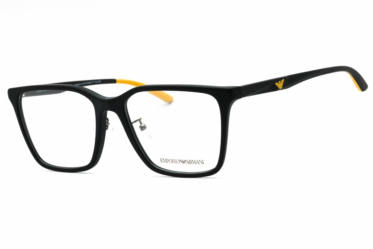 Emporio Armani 0EA3232D Matte Black/Clear demo lens 5001 56-18-145 MM