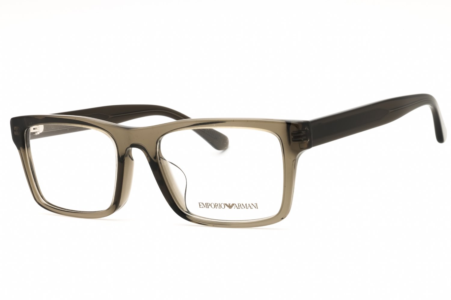 Emporio Armani 0EA3254F Shiny Transparent Grey/clear demo lens 6249 54-19-145 MM