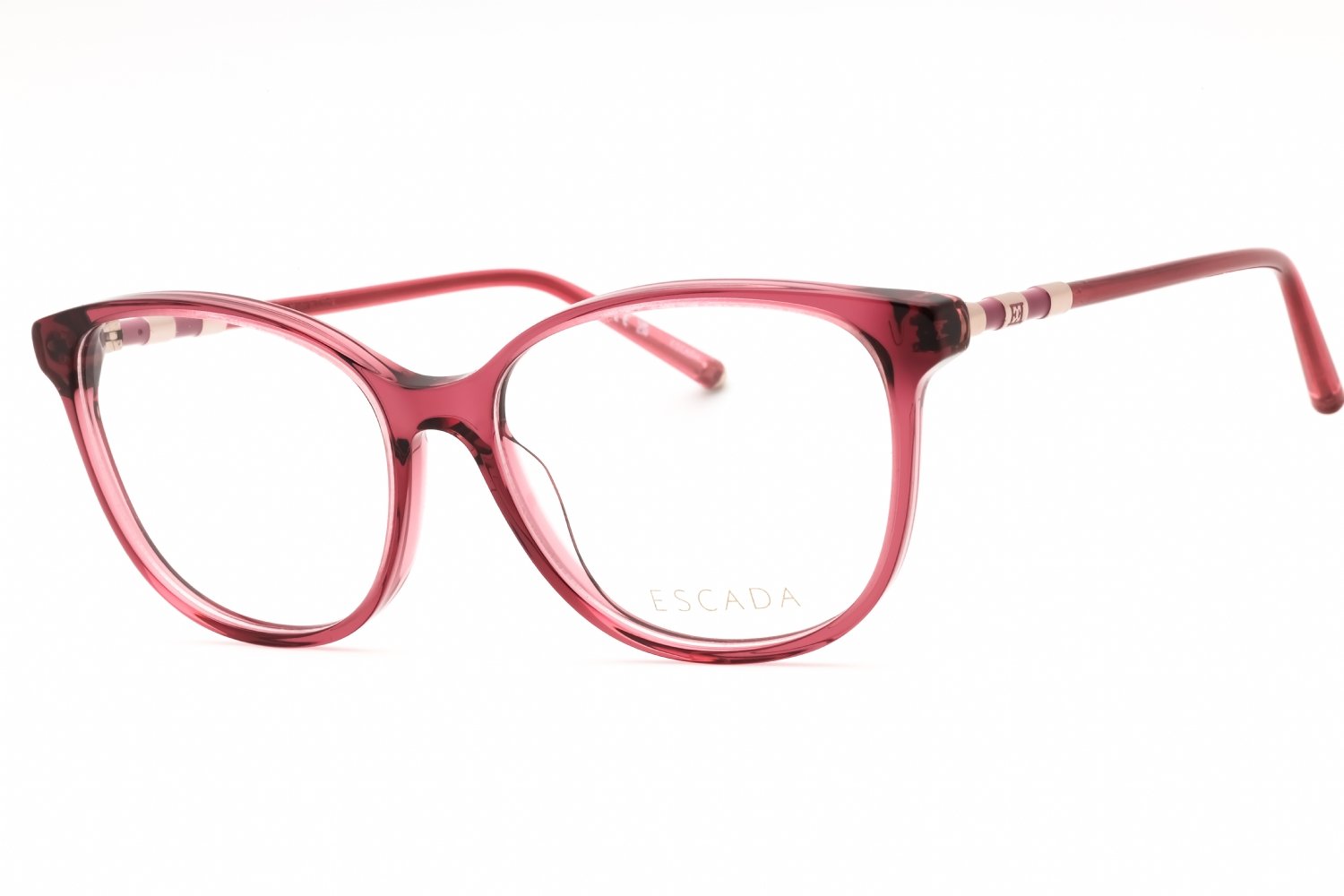 Escada VESD58 SHINY BURGUNDY/Clear demo lens 01CK 53-15-135 MM