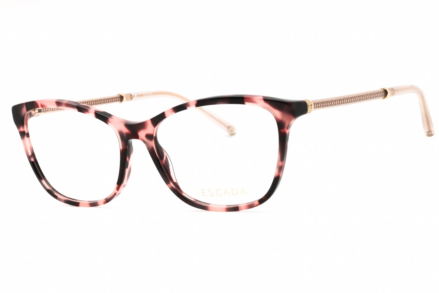 Escada VESD60 SHINY BROWN/PINK HAVANA/Clear demo lens 0AGK 54-15-135 MM