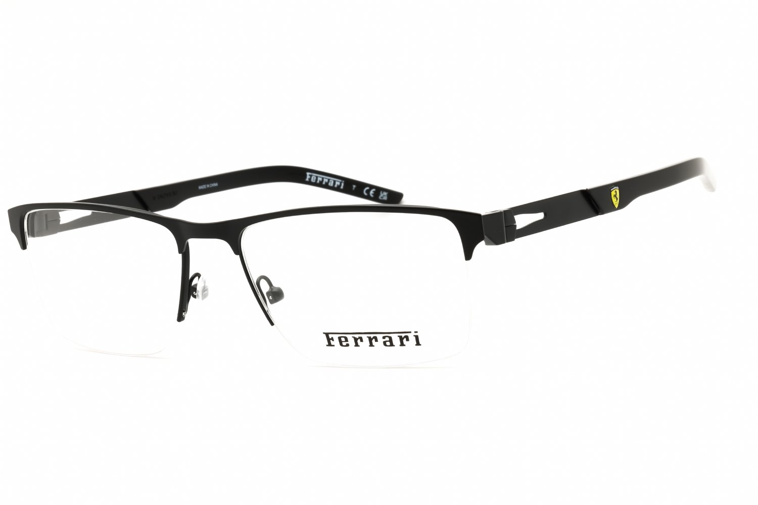 Ferrari 0FZ7009 matte black/clear demo lens 126 54X17X145