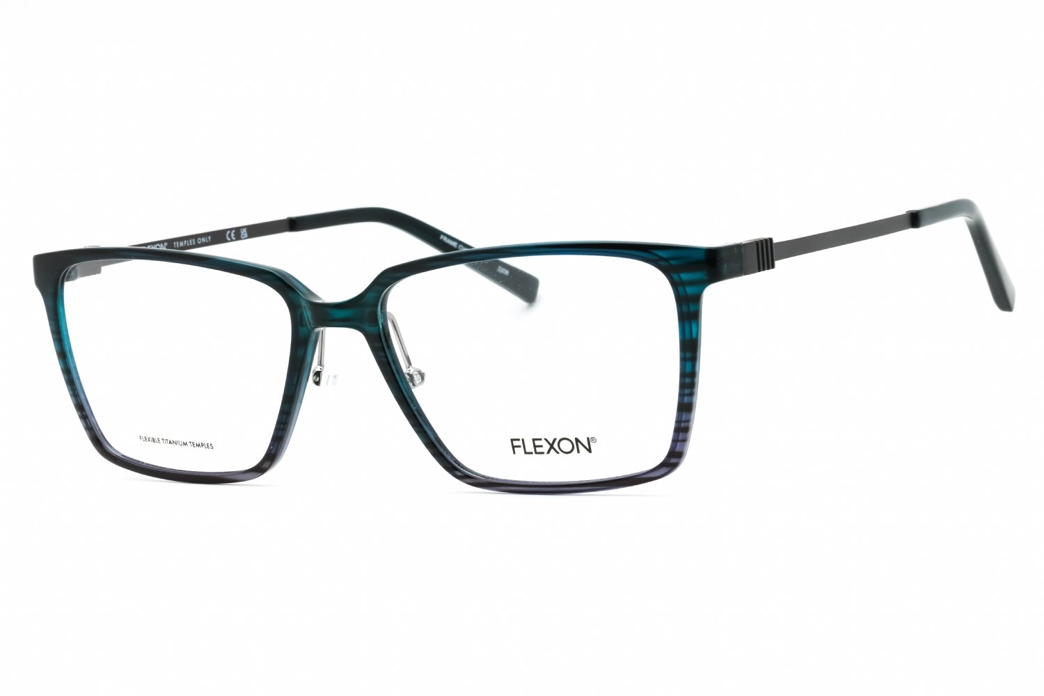 Flexon FLEXON EP8010 TEAL/GREY GRADIENT/Clear demo lens 320 54-16-145 MM