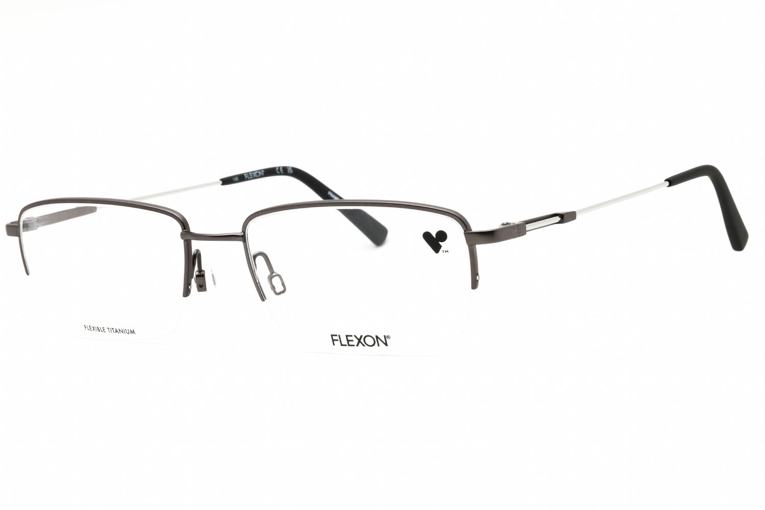 Flexon FLEXON H6000 GUNMETAL/clear demo lens 033 55-18-140 MM