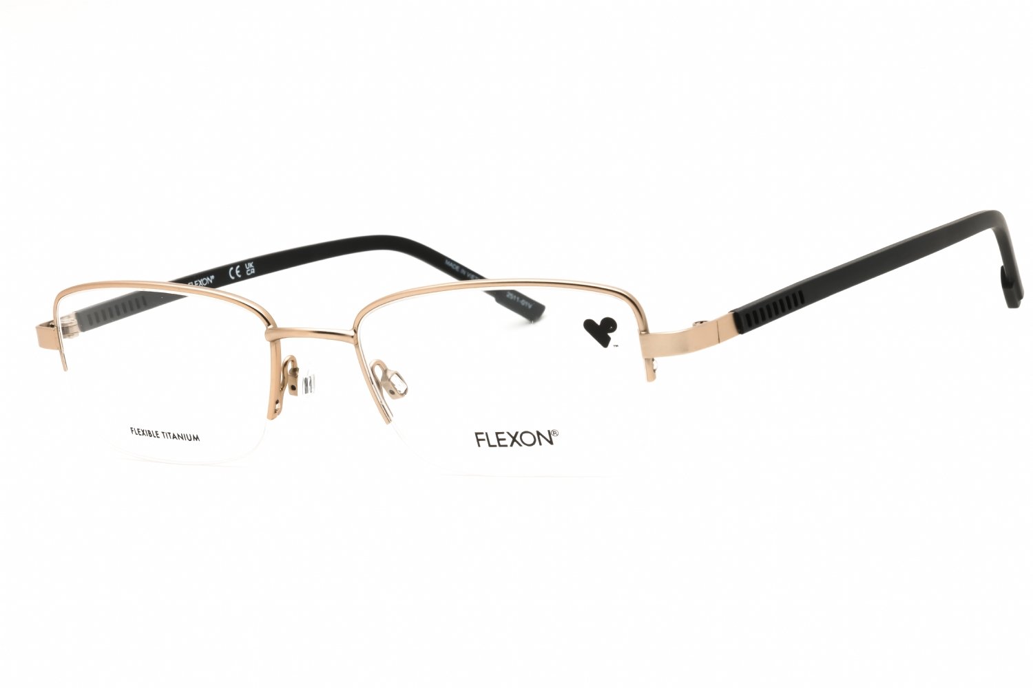 Flexon FLEXON H6079N SATIN TAUPE/clear demo lens 204 52-19-145 MM