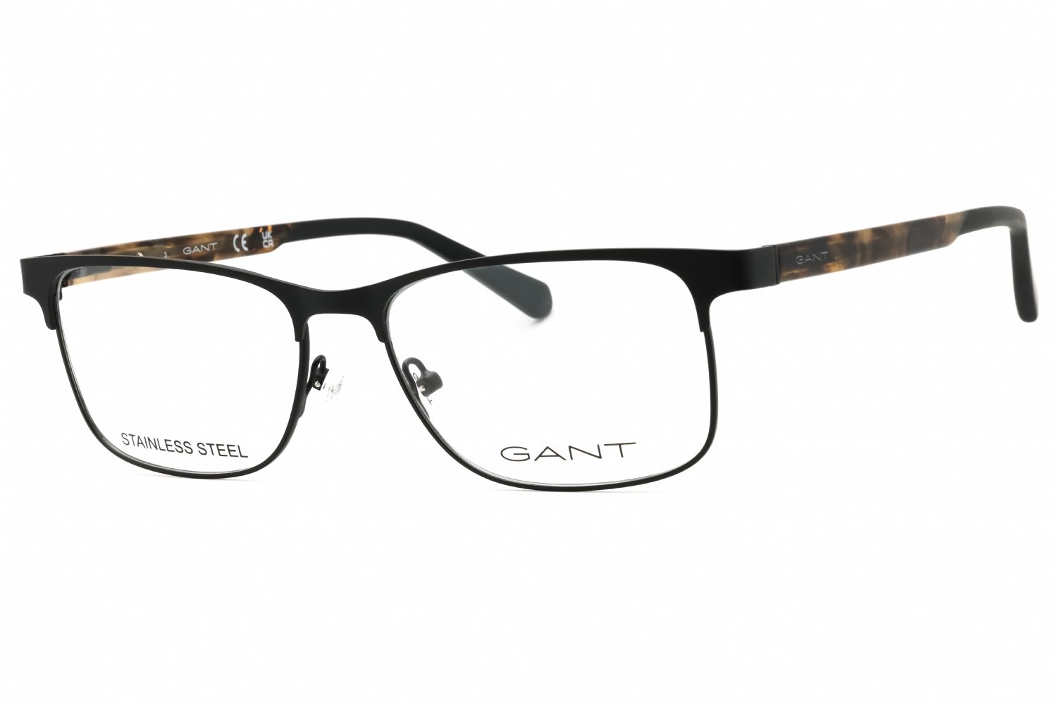 GANT GA3234 matte black/clear demo lens 002 54-16-145 MM