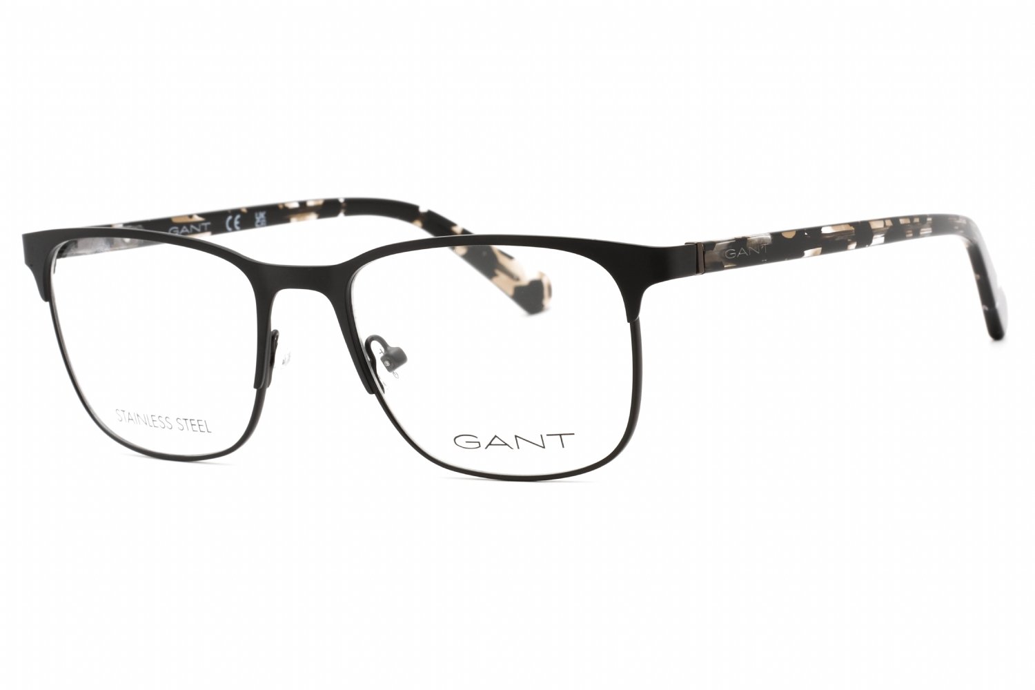 GANT GA3249 matte black/Clear demo lens 002 53-18-145 MM