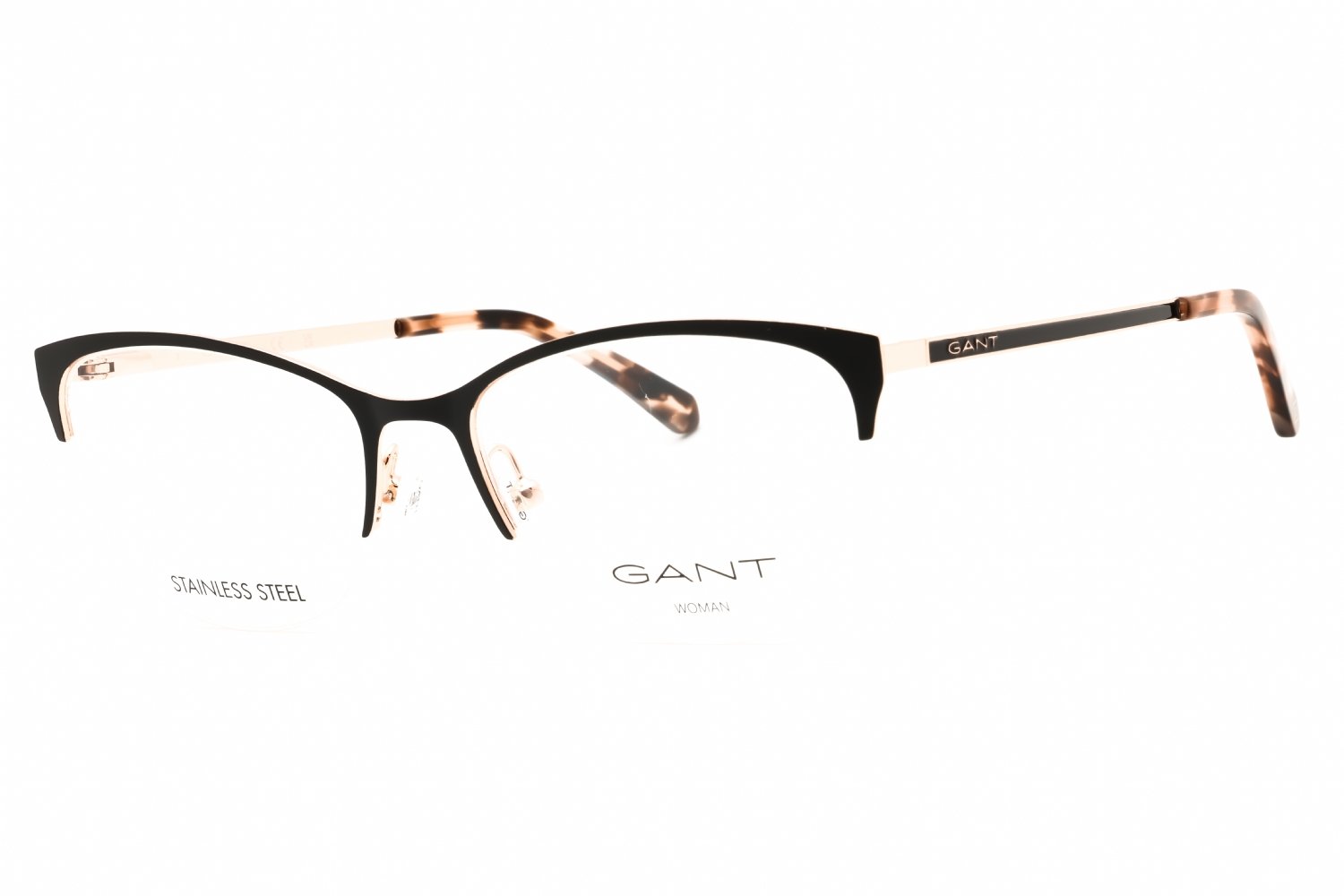 GANT GA4116 matte black/clear demo lens 002 53X17X140