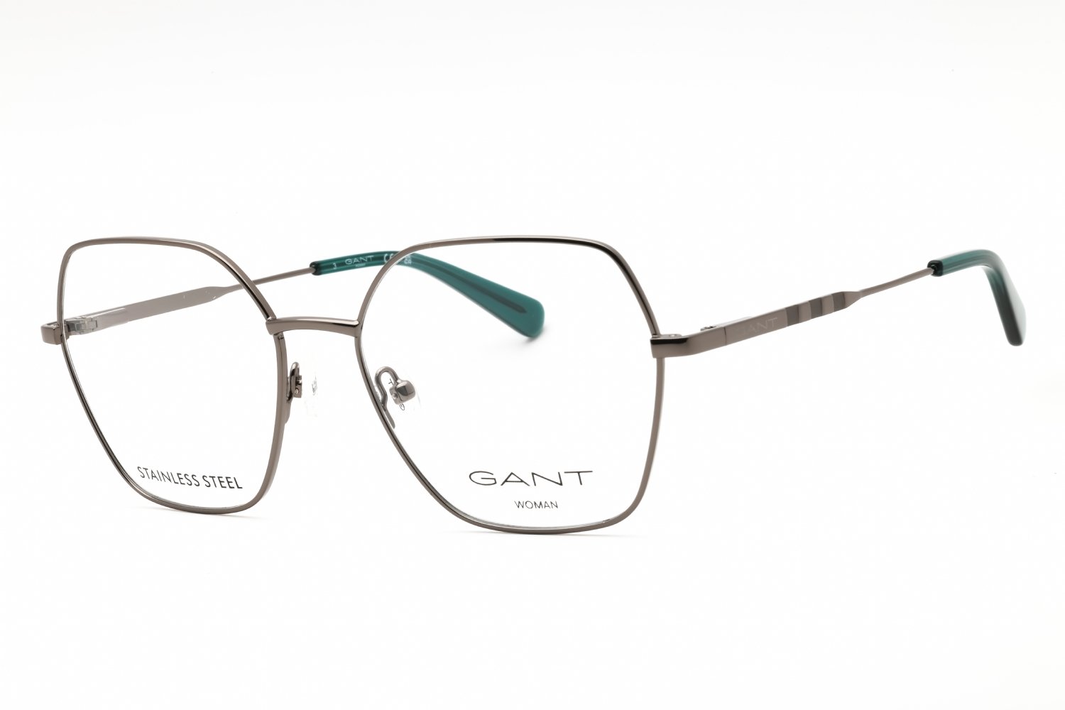 GANT GA4154 shiny dark ruthenium/clear demo lens 012 55-17-140 MM