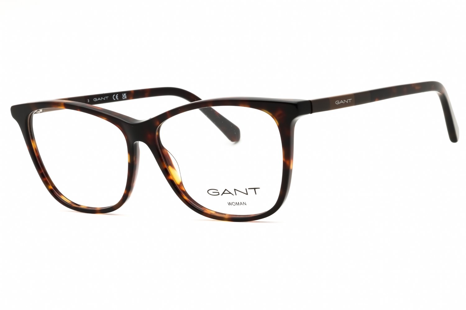 GANT GA50014 dark havana/clear demo lens 052 55-13-140 MM