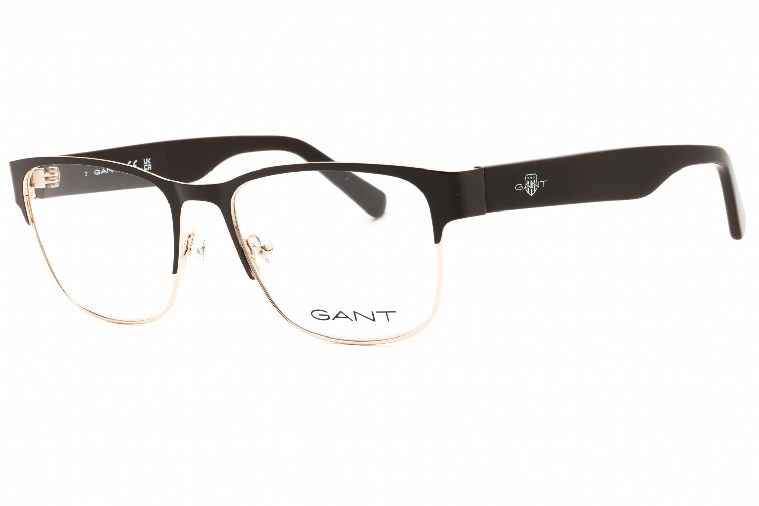 GANT GA50018 shiny dark brown/clear demo lens 048 54X18X145