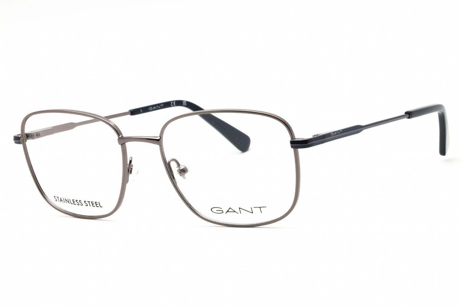 GANT GA50069 matte dark ruthenium/clear demo lens 013 54-18-145 MM