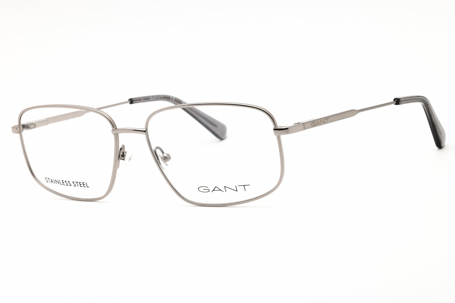 GANT GA50097 shiny light ruthenium/clear demo lens 014 57-16-145 MM
