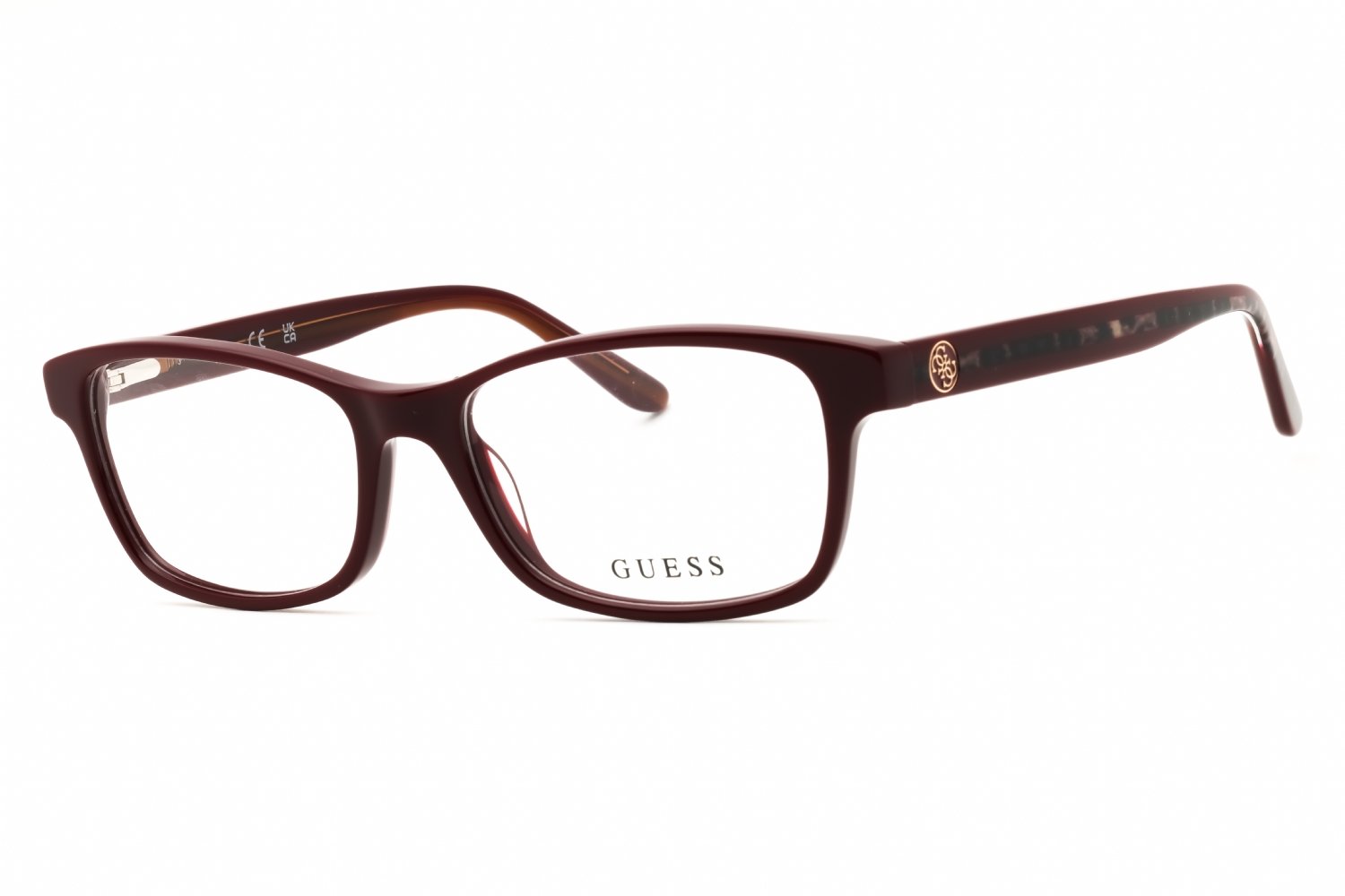 Guess GU2874 Shiny Bordeaux/Clear demo lens 069 53-16-140 MM