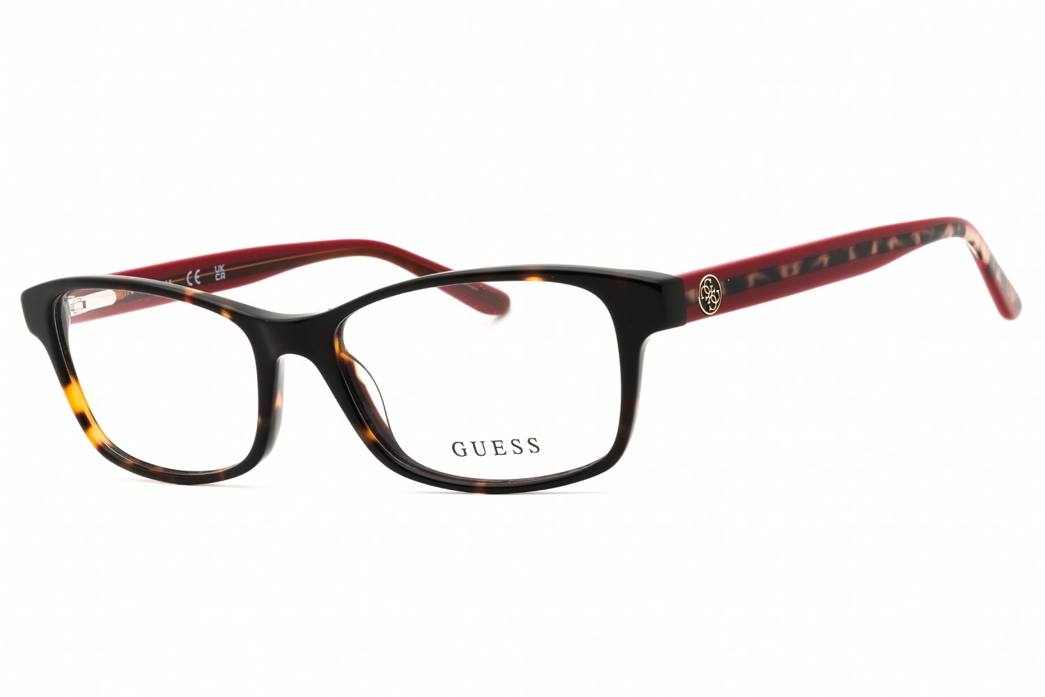 Guess GU2874 dark havana/clear demo lens 052 53-16-140 MM