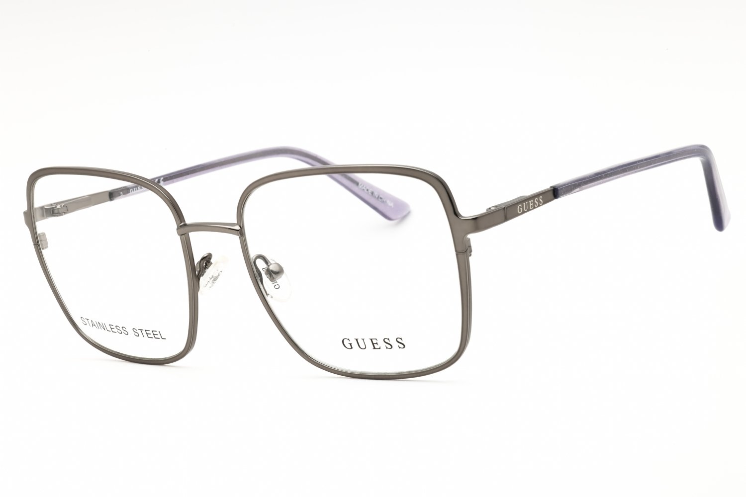 Guess GU2914 matte light nickeltin / clear demo lens 011 54X18X135