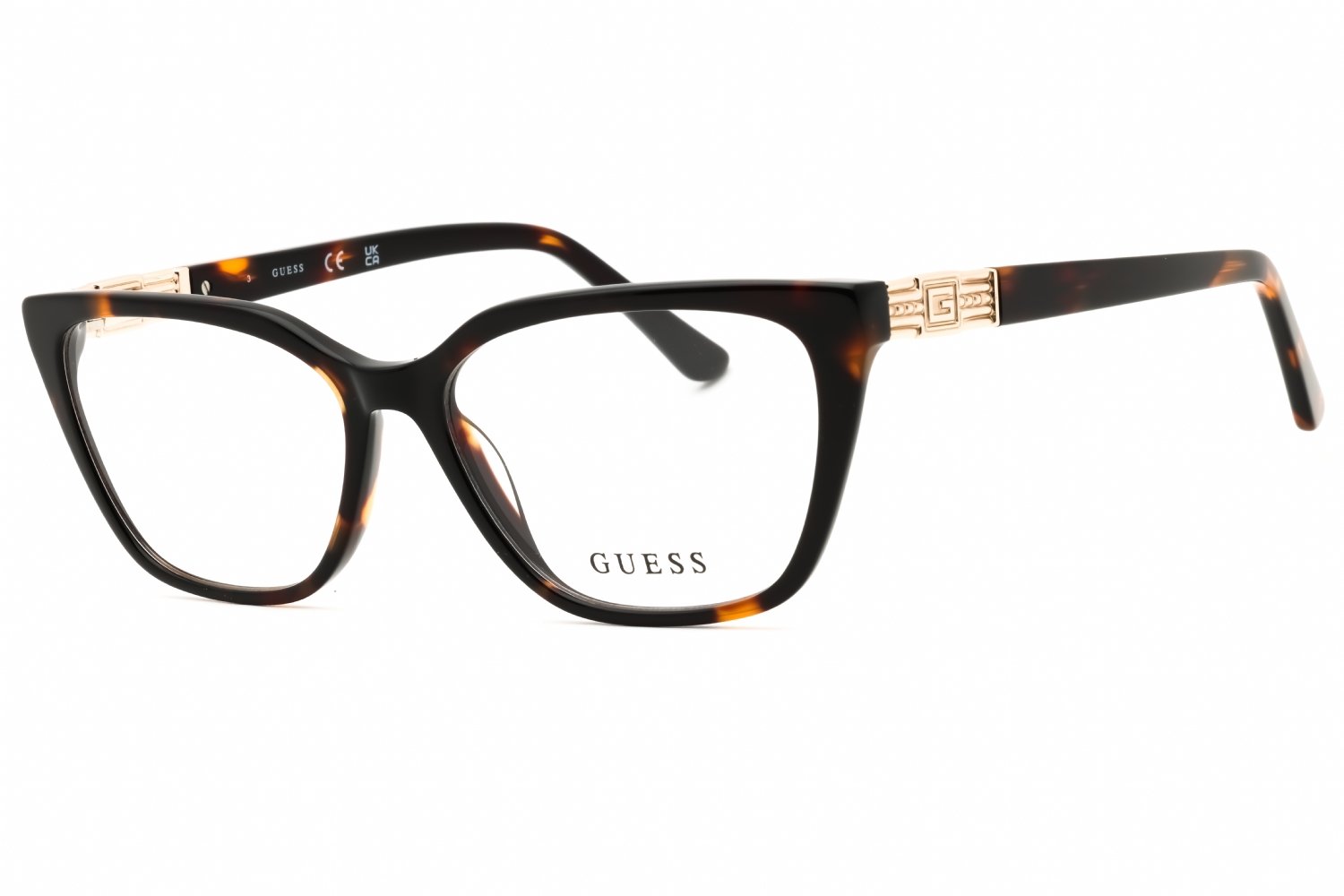 Guess GU2941 dark havana/clear demo lens 052 53-15-140 MM