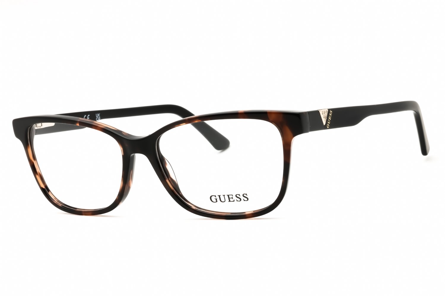 Guess GU2943 dark havana/clear demo lens 052 52-15-140 MM