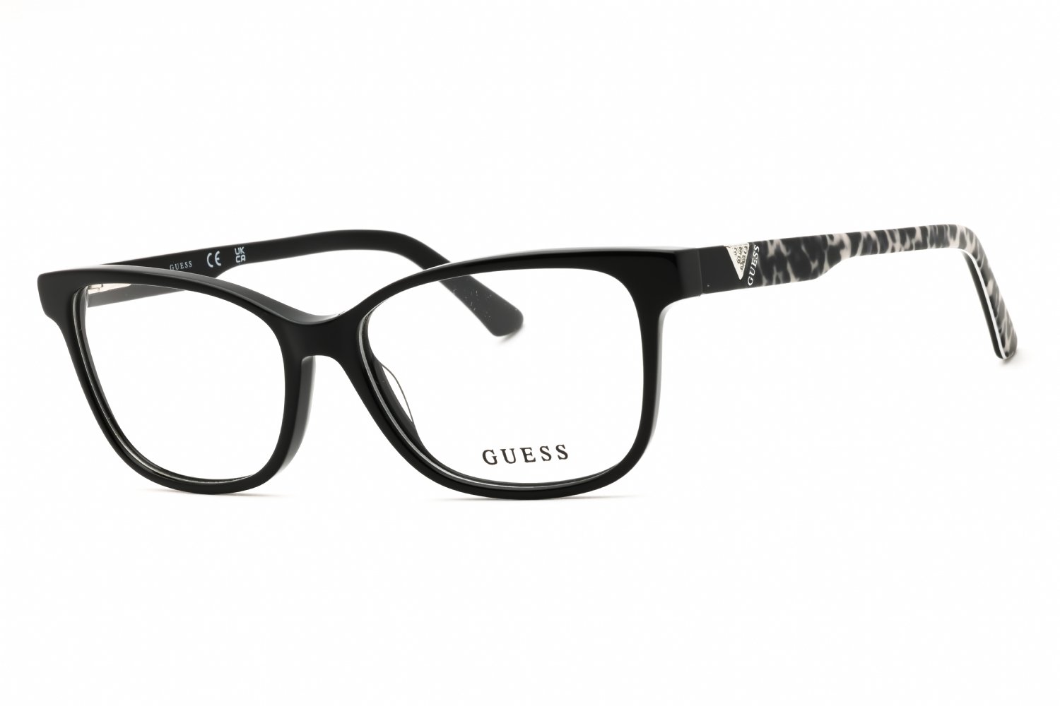 Guess GU2943 shiny black/clear demo lens 001 54-15-140 MM
