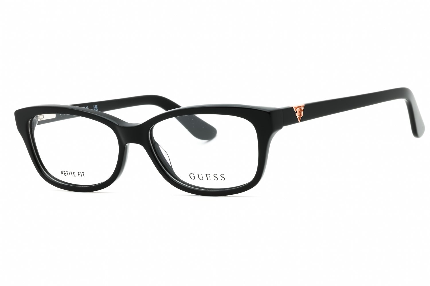 Guess GU2948 shiny black/clear demo lens 001 50-14-140 MM