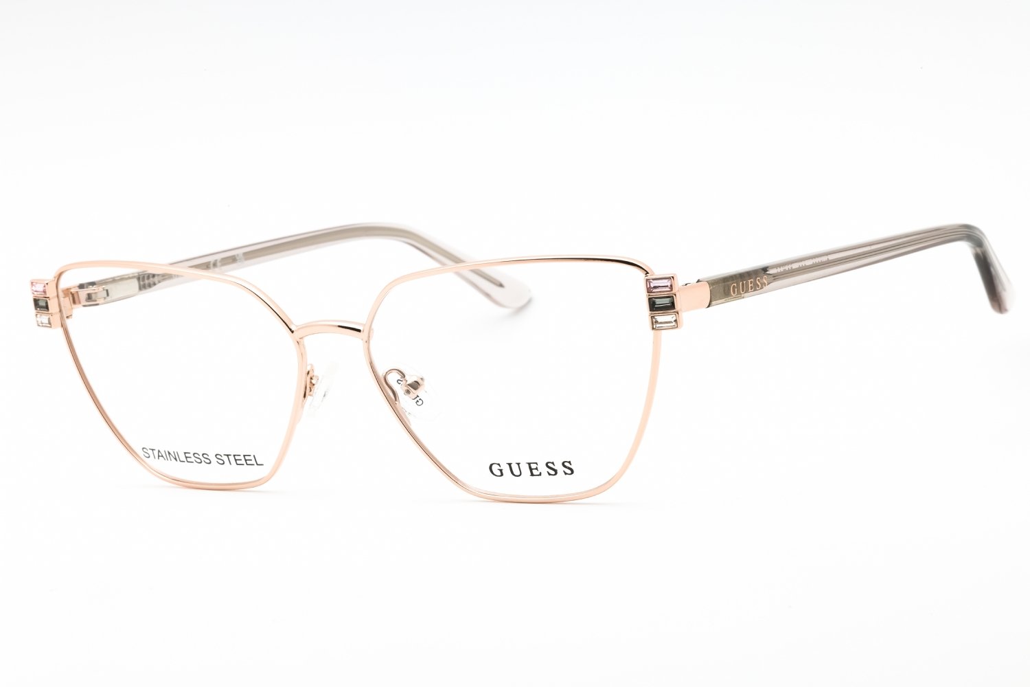 Guess GU2969 shiny rose gold/clear demo lens 028 56X14X140
