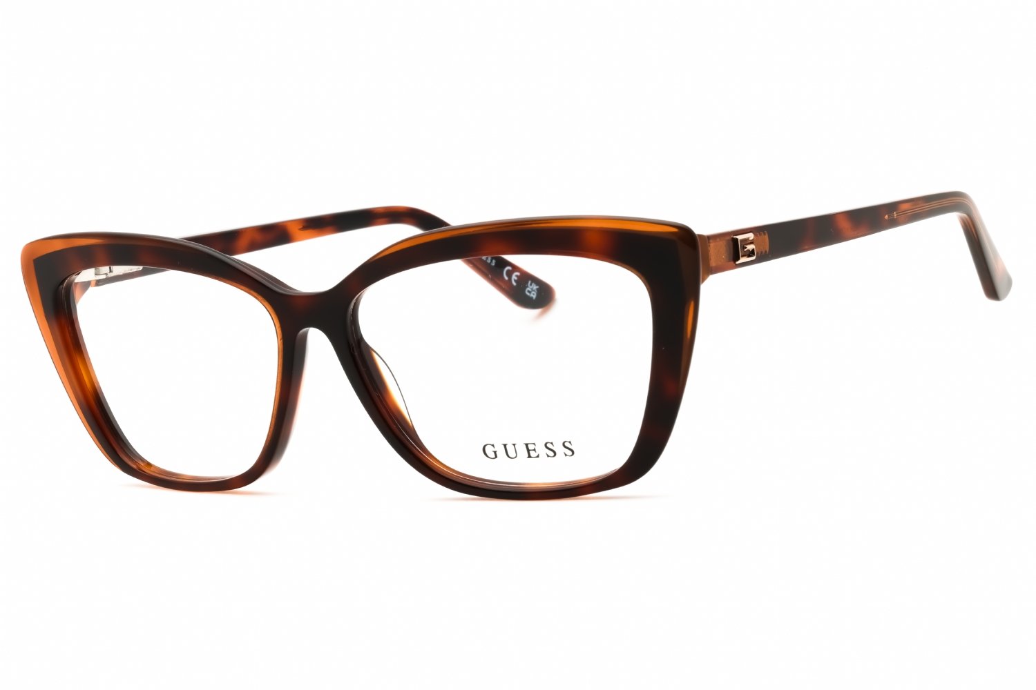 Guess GU2977 dark havana/clear demo lens 052 55X13X140