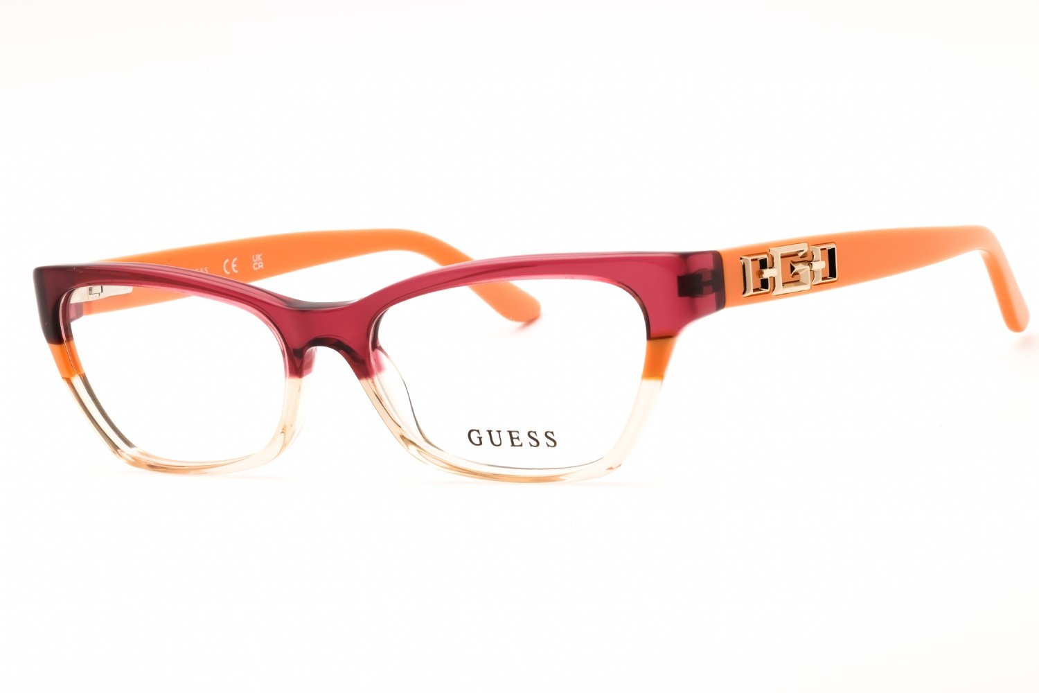 Guess GU2979 orange/other/clear demo lens 044 52-16-140 MM