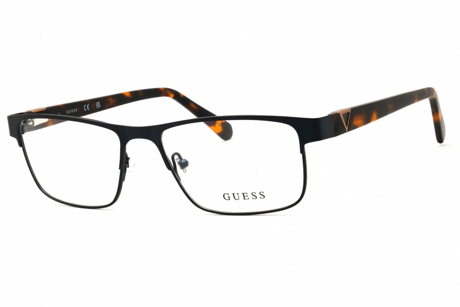 Guess GU50003 matte blue/clear demo lens 091 55X17X145