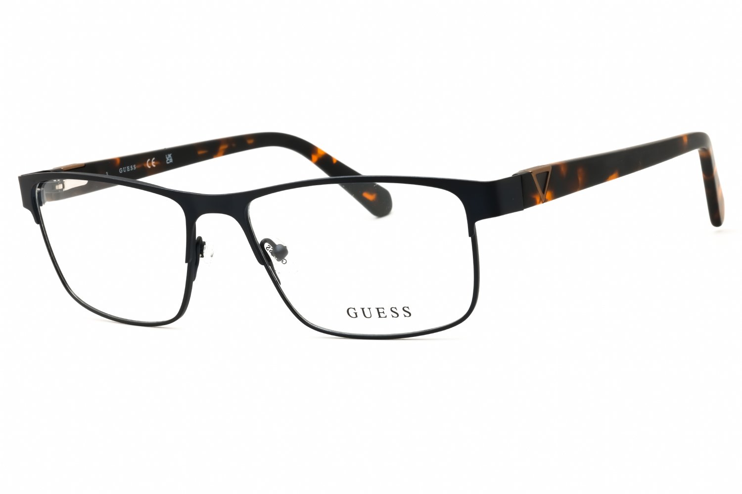 Guess GU50003 matte blue/clear demo lens 091 57X17X145