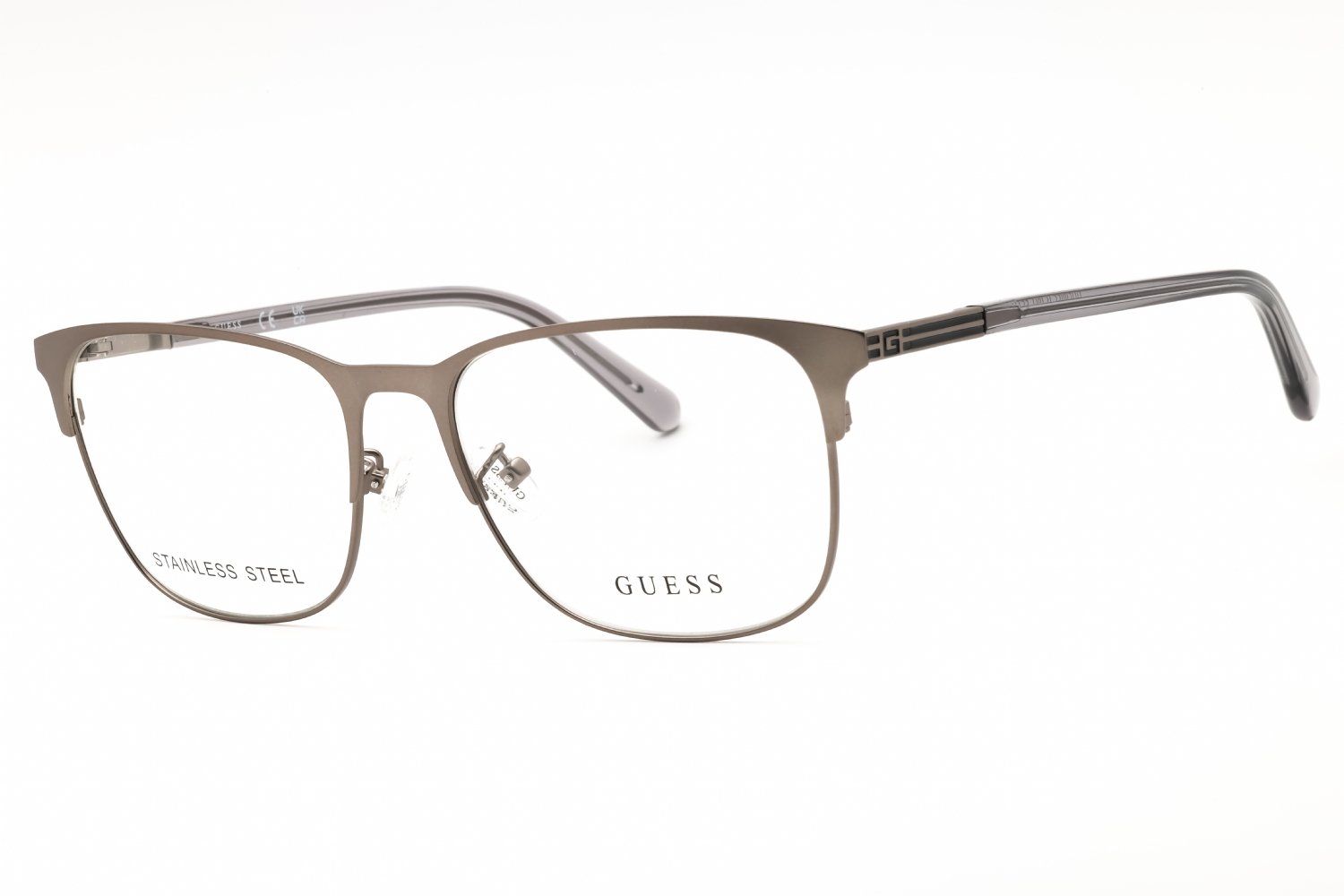 Guess GU50055-D matte dark nickeltin/clear demo lens 007 56X17X145