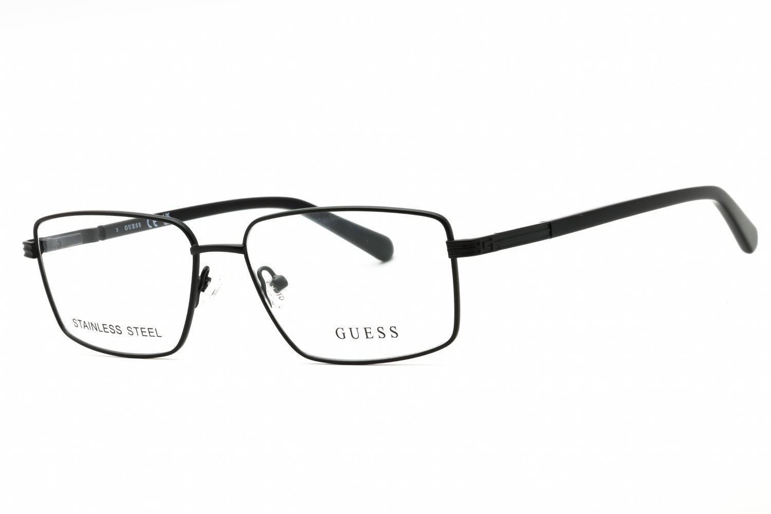 Guess GU50061 matte black/clear demo lens 002 54-15-145 MM