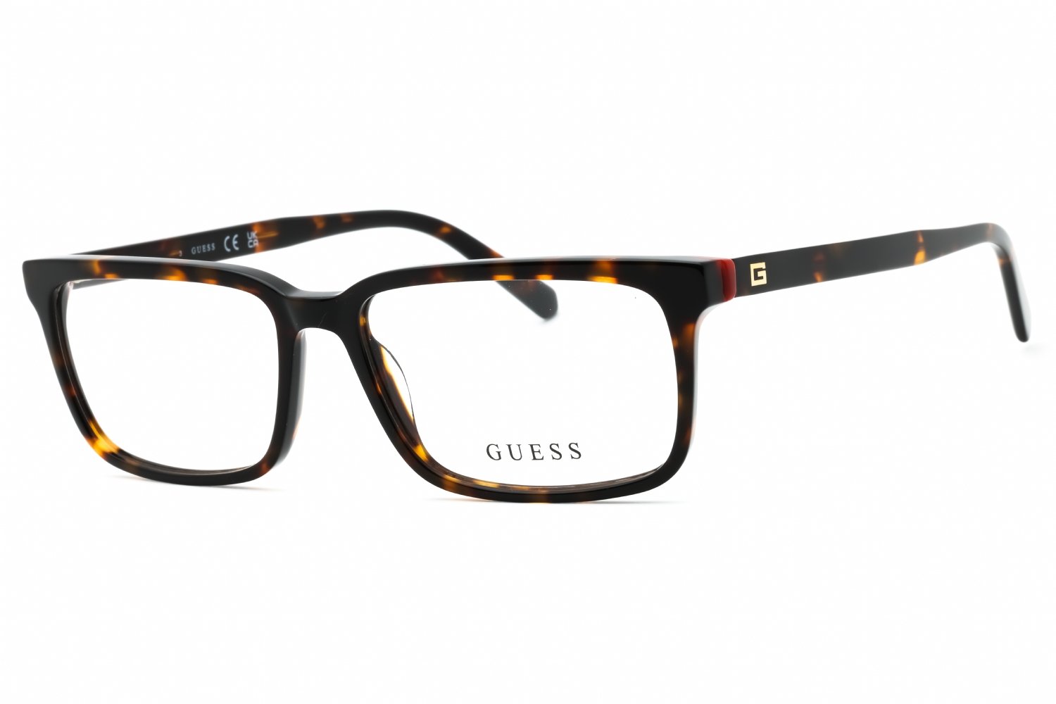 Guess GU50068 dark havana/Clear demo lens 052 54-15-145 MM