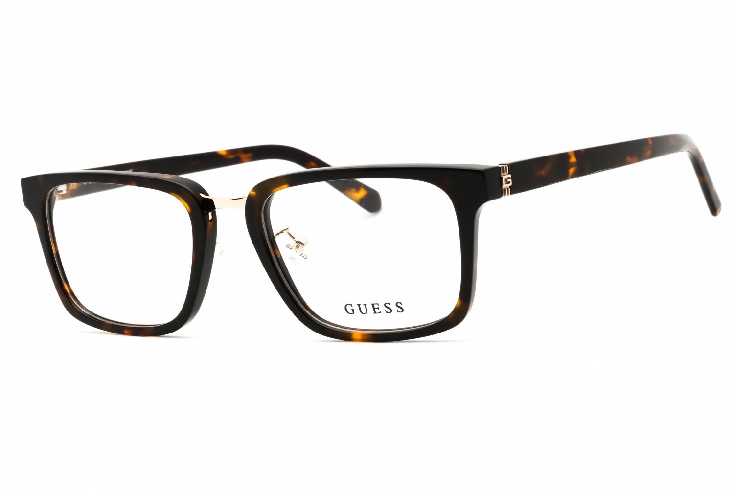 Guess GU50088-D dark havana/clear demo lens 052 54-19-114 MM